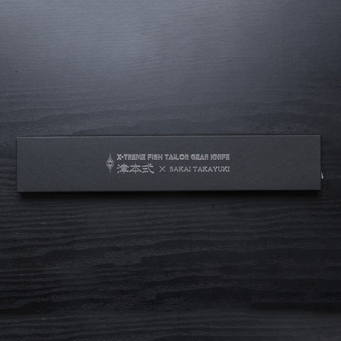 Tsumoto Style Knife A knife specially designed for preparing fish, born from a collaboration between "Tsumoto-shiki" and "Sakai Takayuki" T001
