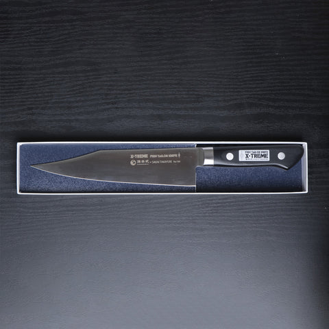 Tsumoto Style Knife A knife specially designed for preparing fish, born from a collaboration between "Tsumoto-shiki" and "Sakai Takayuki" T001